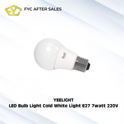 Yeelight LED Bulb Light Cold White Light E27 7watt 220V
