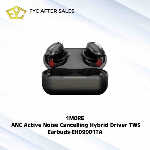 1MORE ANC Active Noise Cancelling Hybrid Driver TWS Earbuds-EHD9001TA