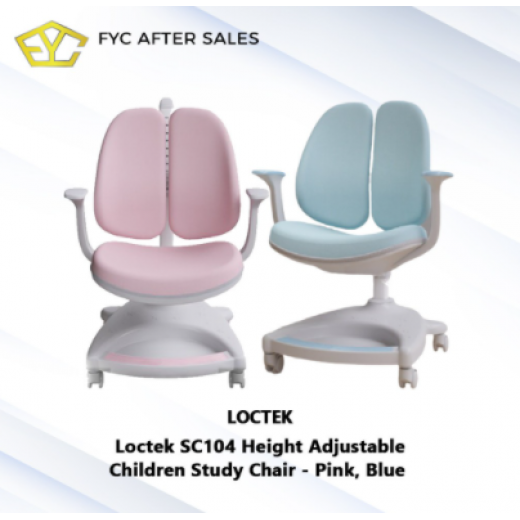 Loctek SC104 Height Adjustable Children Study Chair, Kursi Saja