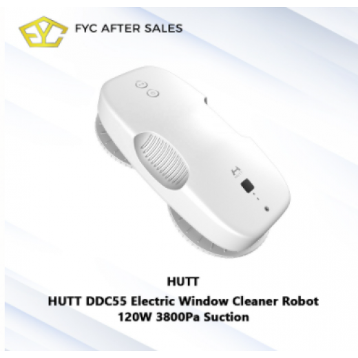 HUTT DDC55 Electric Window Cleaner Robot 120W 3800Pa Suction