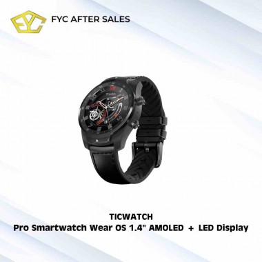 Ticwatch Pro Smartwatch Wear OS 1.4" AMOLED + LED Display