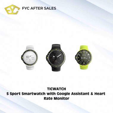 Ticwatch S Sport Smartwatch with Google Assistant & Heart Rate Monitor