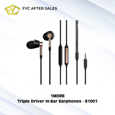 1MORE Triple Driver In-Ear Earphones - E1001 
